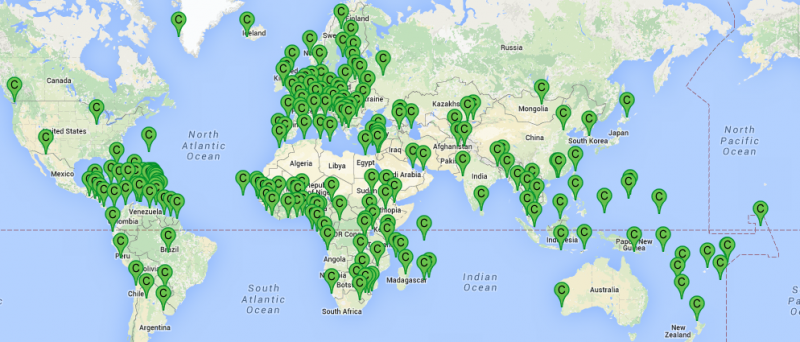 Our Club Hub Rotary World Map