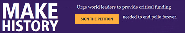 Sign the petition and help to End Polio Now