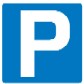 Parking sign.  Click for directions