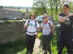 Laura Galvin with Macmillan tee-shirt