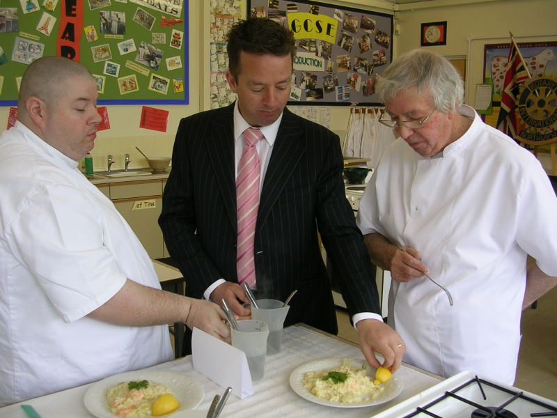 Judging at Young Chef local heat