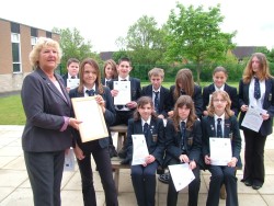 Rotary EcoBag awards at Shipston High school