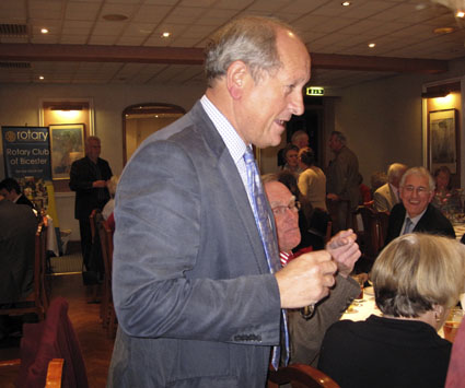 Charlie chats up the bidders