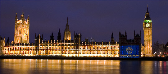RIBI End Polio Now projected onto the Houses of Parliament RIBI End Polio Now projected onto the Houses of Parliament