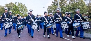The K.G. Marching Band from Leiden in Holland