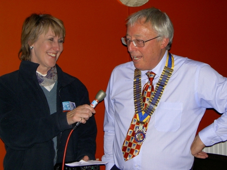 Shirley Ludford interviews President Terry