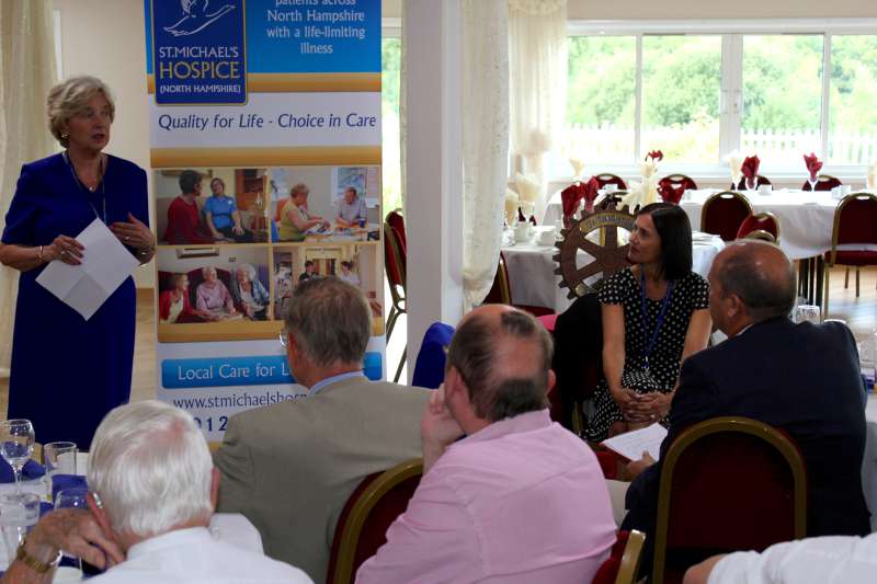 St Michael's Hospice Speakers at Club Meeting