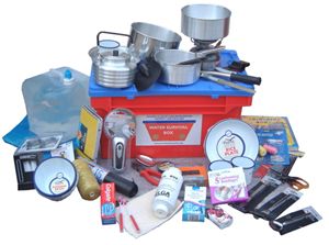 Water-Survival Box contents