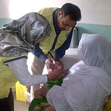 Eradicating polio in Afganistan