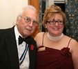 Immediate Past District Governor Les Lee with President Cheryl Law