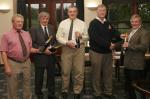 President Terry Brown presenting to the Winning Team