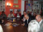Marianna presiding at the meeting