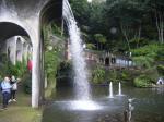 The main waterfall in Monte Palace gardens