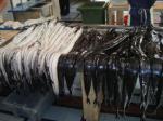 The Local Fish Espada - Black skinned on the right, after skinning on the left.