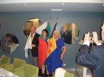 The formal flag salute Woodbridge-Machico SC- and Dawlish