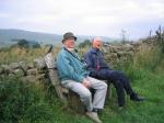 Leslie and Val from Settle NOT learning to fish!