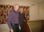 Richard Clarke and President Paul keep an eye on proceedings.