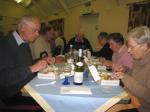 Fish and chips all round.