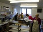 In the kitchen