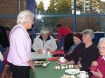Joyce Thomas meets old friends