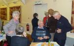 Rotarians share a joke.