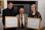 Dean Walls, Becki Dundridge and Rotary Club of Burgess Hill and District President Bill Capps