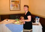 Cutting the cake
