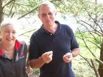 George sampling magic mushrooms