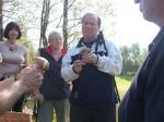 President Kim querying the wisdom of a breakfast of Birch Boletum