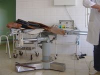 an operating table we took last year