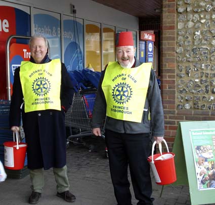 Collecting at Princes Risborough Tesco