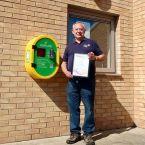 The Rotary One Life Initiative provides defibrillators in the community