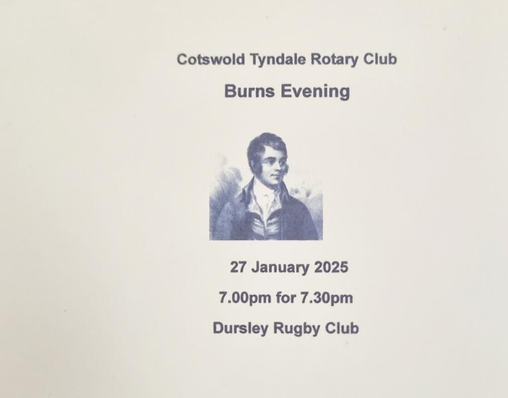 Burns Night 27th January 2025