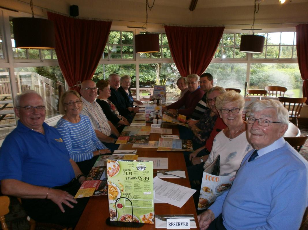 Annual Car Treasure Hunt - A relaxing and enjoyable meal at the end of the Treasure Hunt