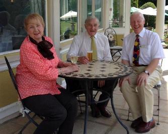 Jean and Ray Head with President Chris