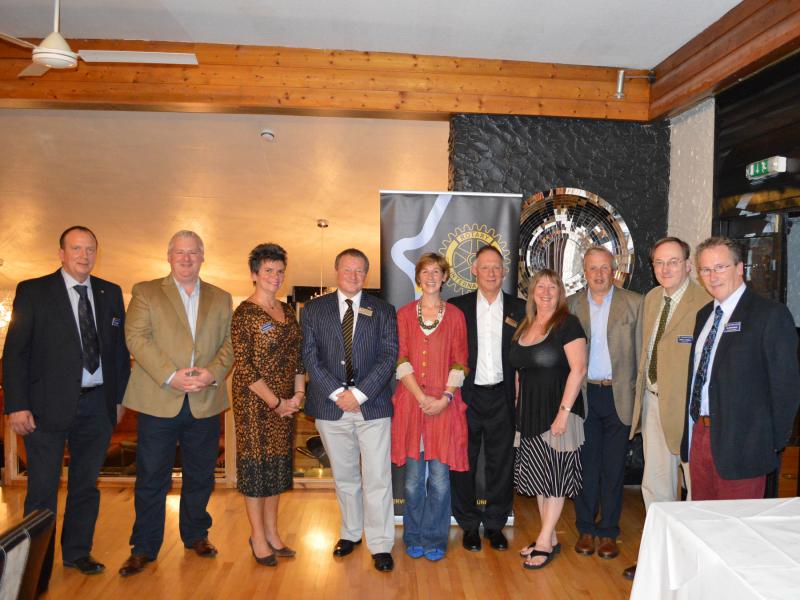 l-r Matt Aitken, Sean Adams, Estelle Nichol, Ranald Shepherd, Fiona Watson, Nick Rawlings, Gail Edwards, Peter Williams, Ramsay Green and Alan Dougan.