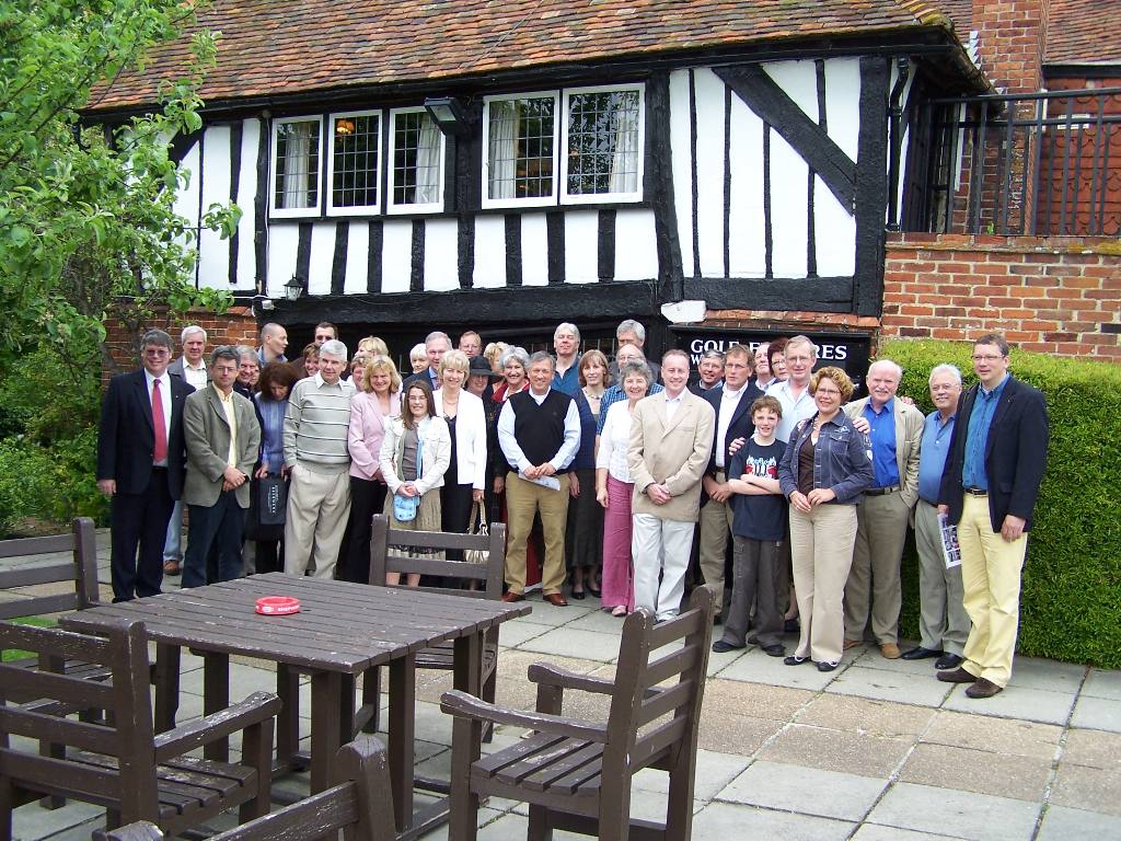 Official Twinning event May 2006 - A group picture outside our club meeting venue - Chestfield Golf Club