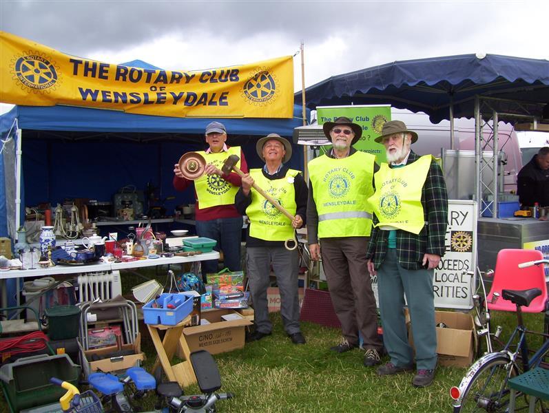 Rotary at Wensleydale Show 2015 - The tent with Rotarians