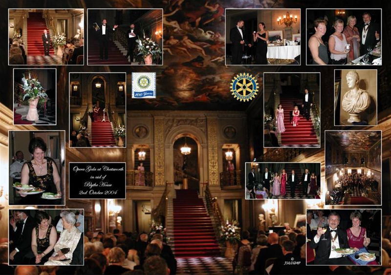 Rotary International's 100th Year - Opera Gala Montage at Chatsworth - courtesy of Rtn Iain Parker (copyright)