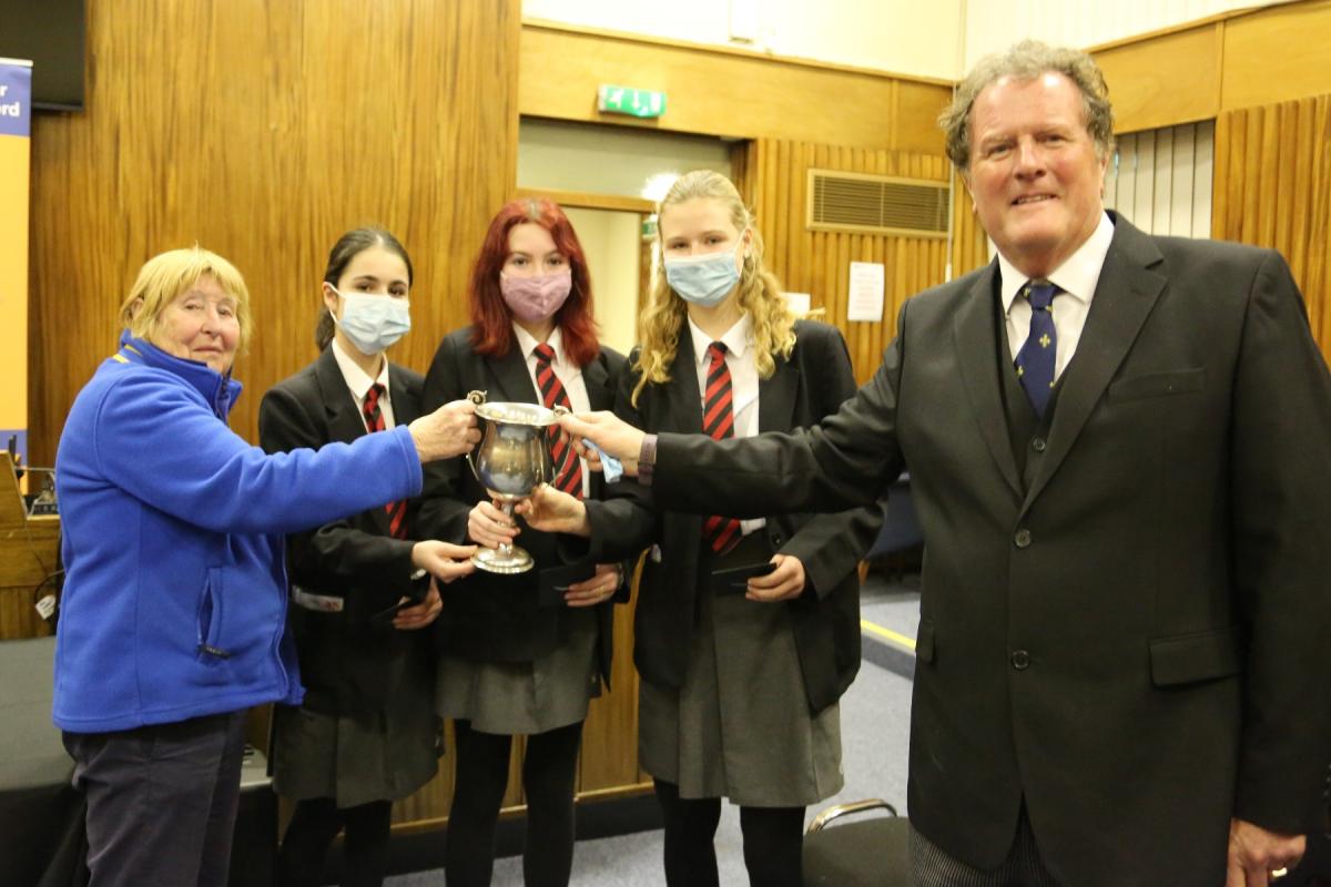 Alcester Grammar School Winning Team February 2022