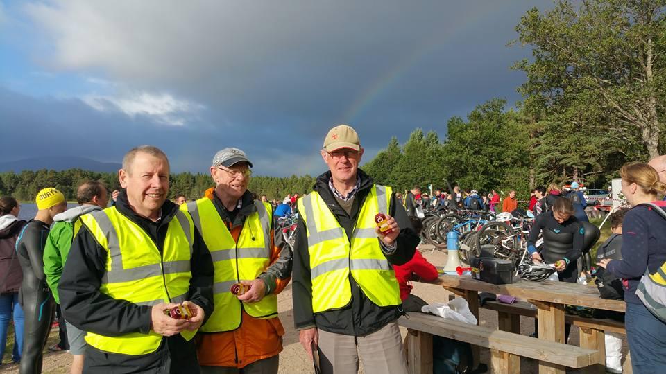 Helping at Aviemore Triathlon
