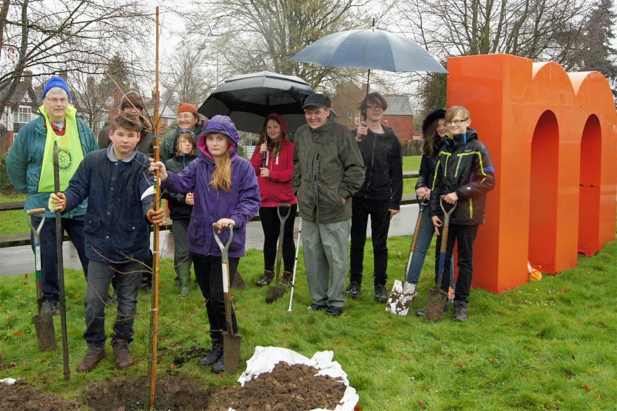 Tree planting at The Marches