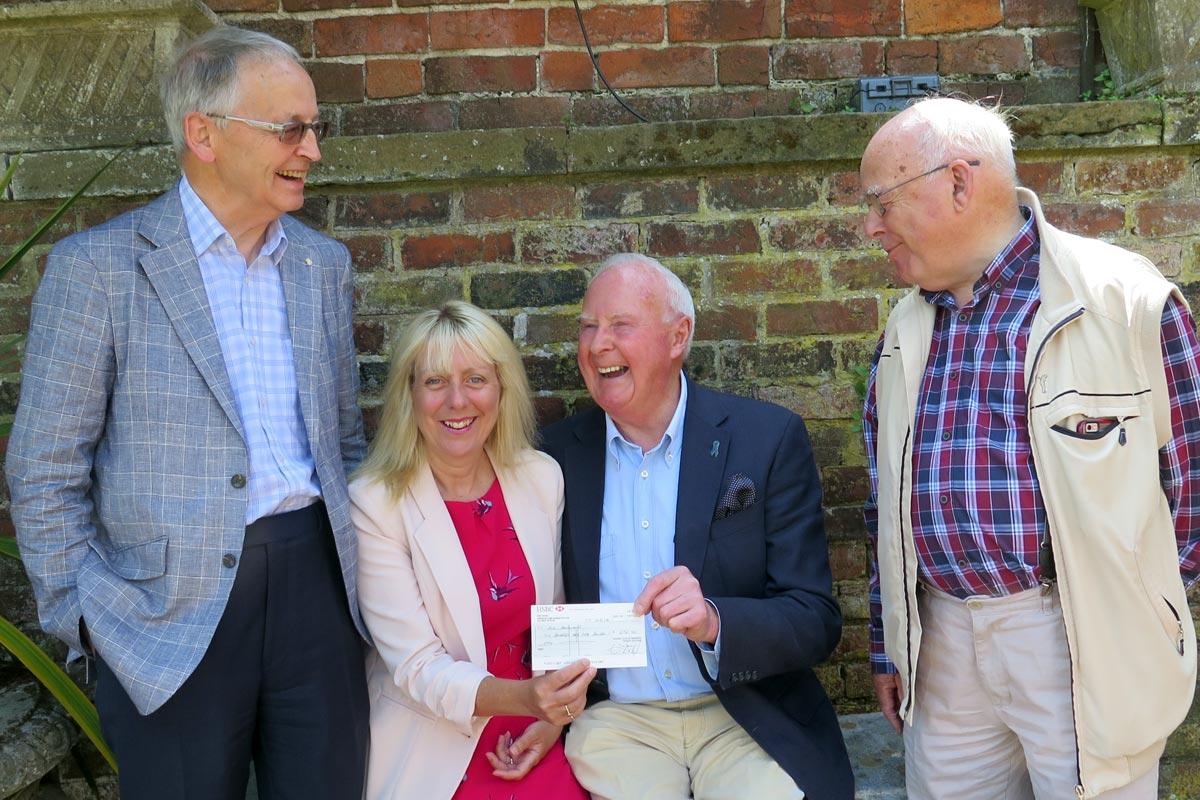 (L-R) IPP Ian Haigh, Maria Jones MAA, Mike Jones ToL Organiser and Denzil Ellis