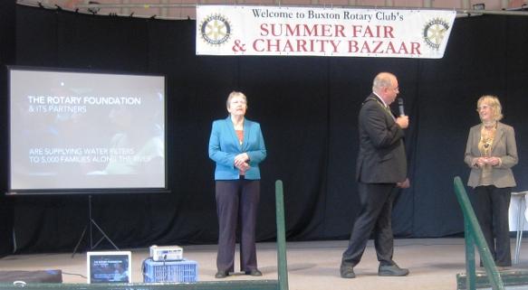 2014 Summer Fair & Charity Bazaar - High Peak Mayor Opens Rotary Charity Bazaar - 7 June 2014