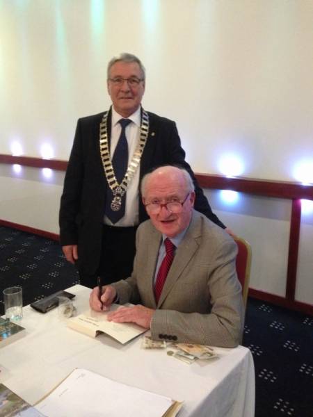 14th January 2015 - Jack Webster - President Robert Dickie with Jack Webster