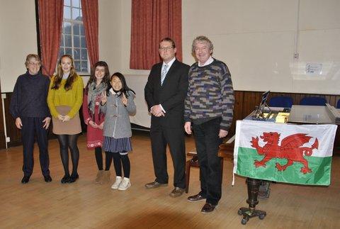 Rotary Young Musician Concert St Edwards Church Hall Knighton - Competitors, judges and accompanist..... 
