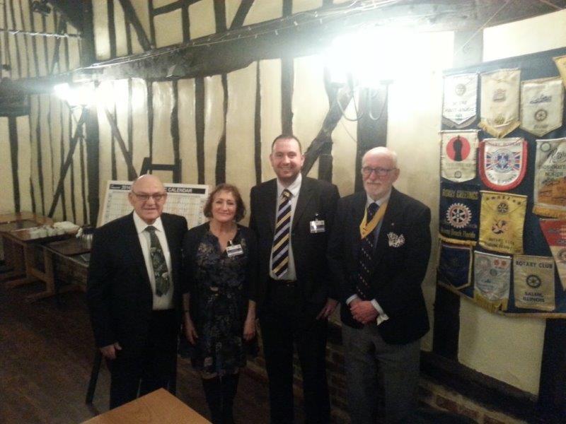 The Rotary Club of Wickford welcomes its first Friends of Rotary 