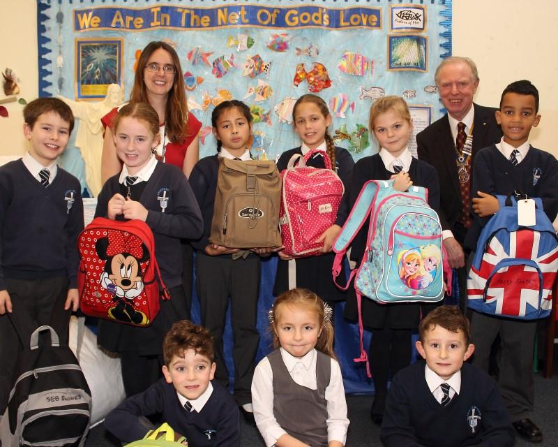 Mary's Meals Backpack Project Rotary Seaford