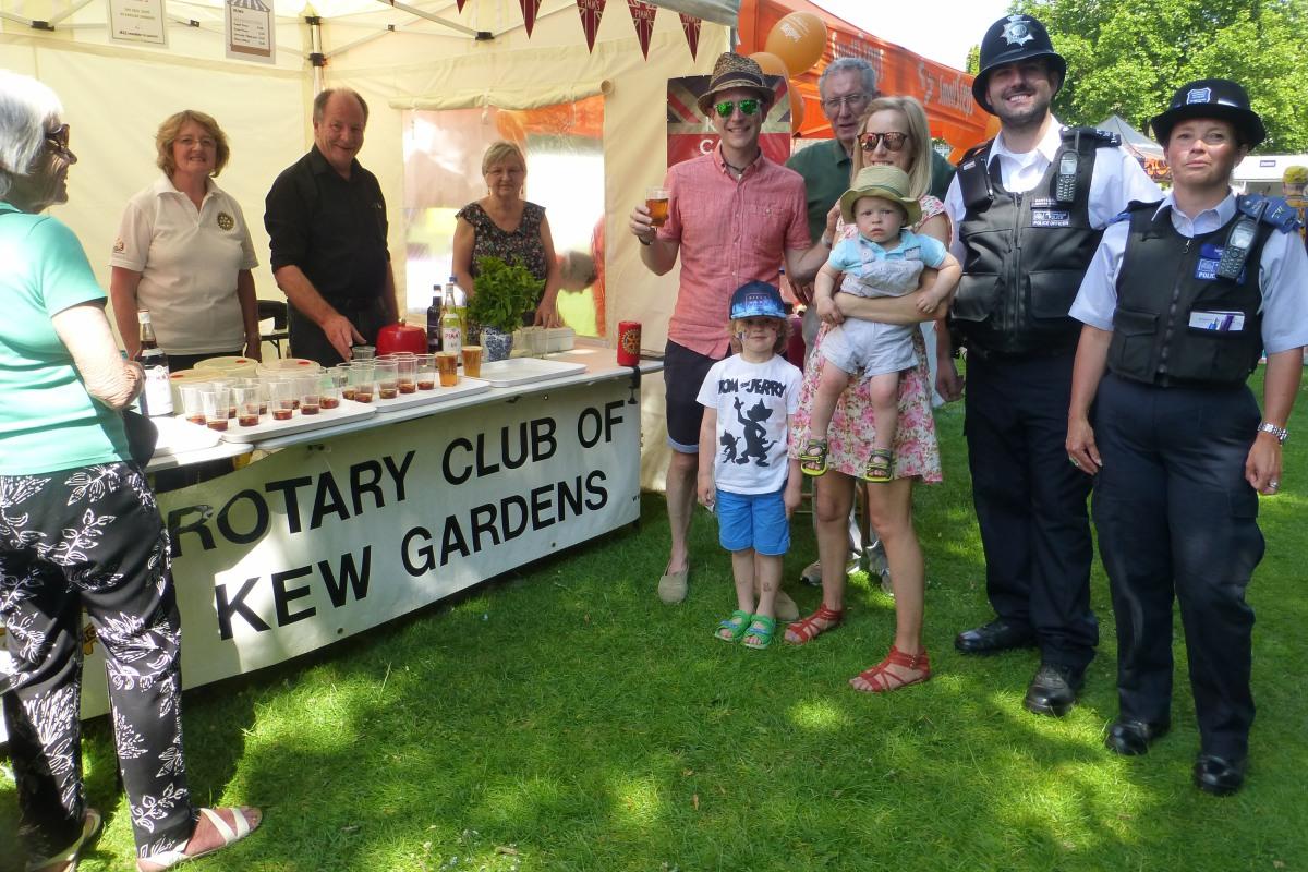 Pimms at Kew Fete