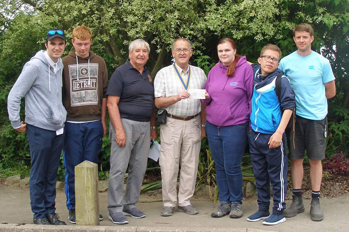 L to R Adam Richards; Joshua Mallen; Mike Griffiths; David Davies; Rachel Pickford; Simon Cook; Will Lyon